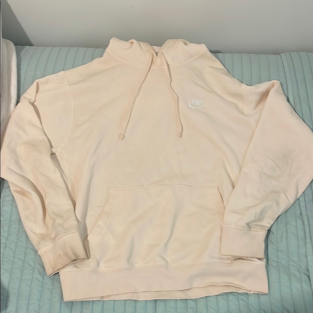 Nike Peach Colored Pullover Hoodie